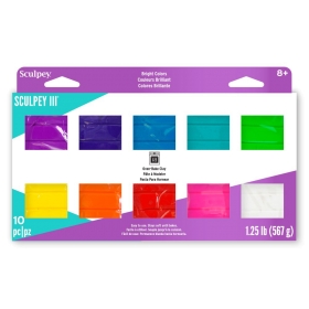 Sculpey III Multipack Brillantes – 10 colores 57 gr/2 oz