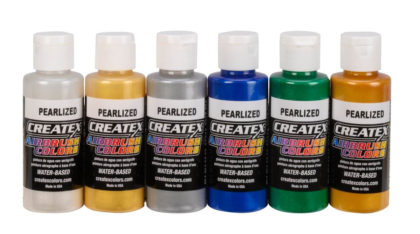  Createx Colors 5804-00 AirBrush - Pearl 60 ml (Set de 6 Colores)