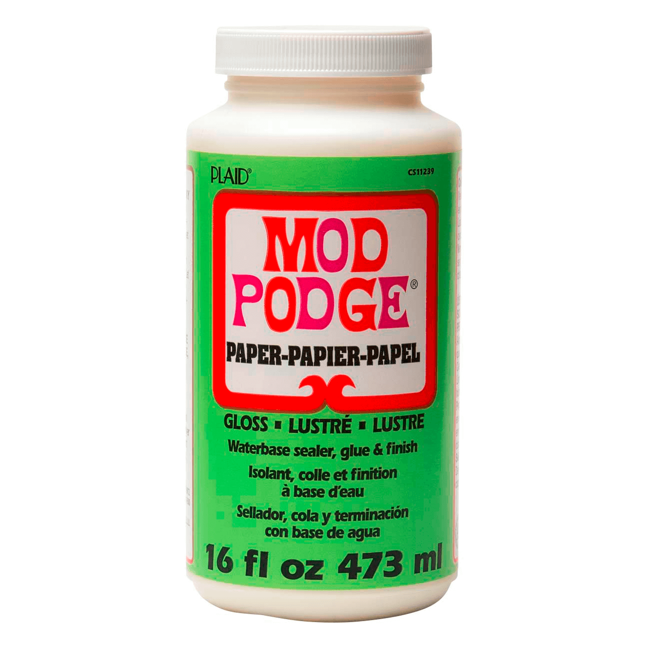 Plaid Paper Mod Podge - Gloss 16oz (473ml)  