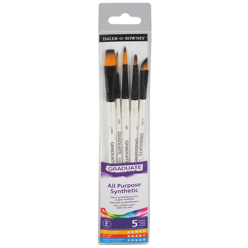 Daler Rowney Graduate Watercolor (Set de 5 pinceles)