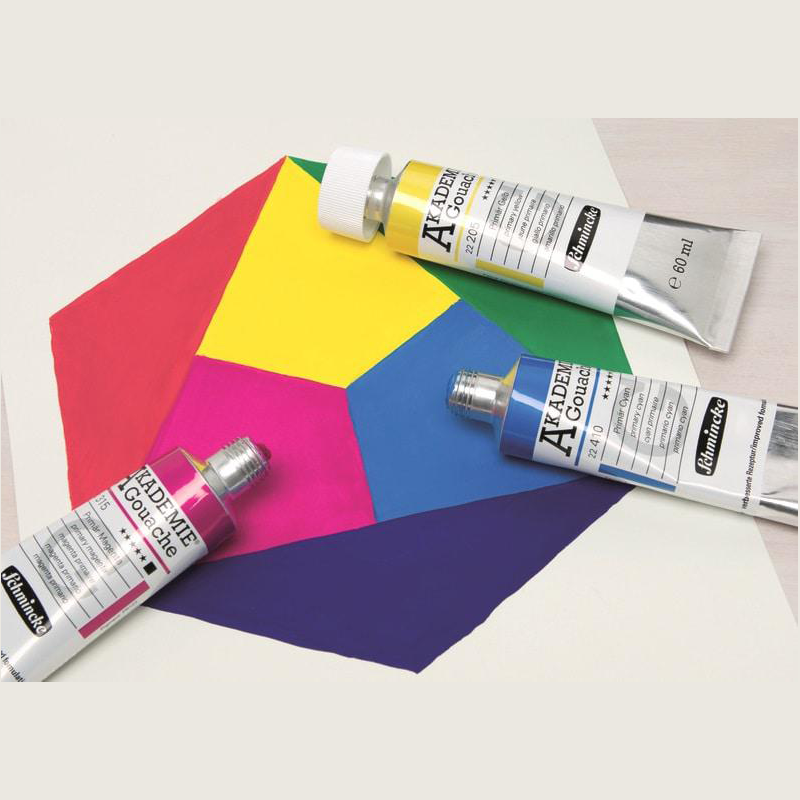 Schmincke AKADEMIE Gouache Weiß 60ml - Deckende Künstlerfarbe Made In Germany