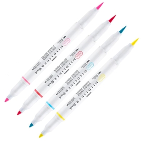 Zebra Mildliner Brush Doble Punta - Disponible En 25 Colores