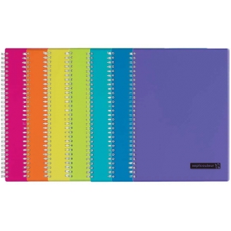 Maruman Septcouleur Cuaderno B5 (18,2 x 25,7 cm) - Líneas 7mm (70gsm, 80 Hojas) - Disponible en 5 colores