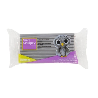  Super Sculpey Gray - 1 lb (454 g) 