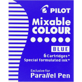 Pilot Parallel Cartucho recarga azul - (Set de 6 unidades)