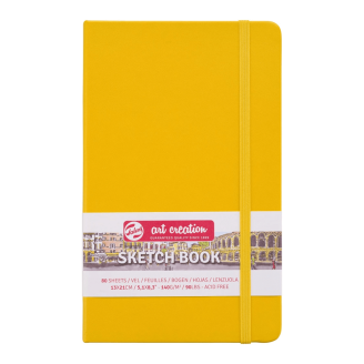 Royal Talens Art Creation Sketch Book Libreta Papel crema 13 X 21cm 140G 80Hjs - Amarillo