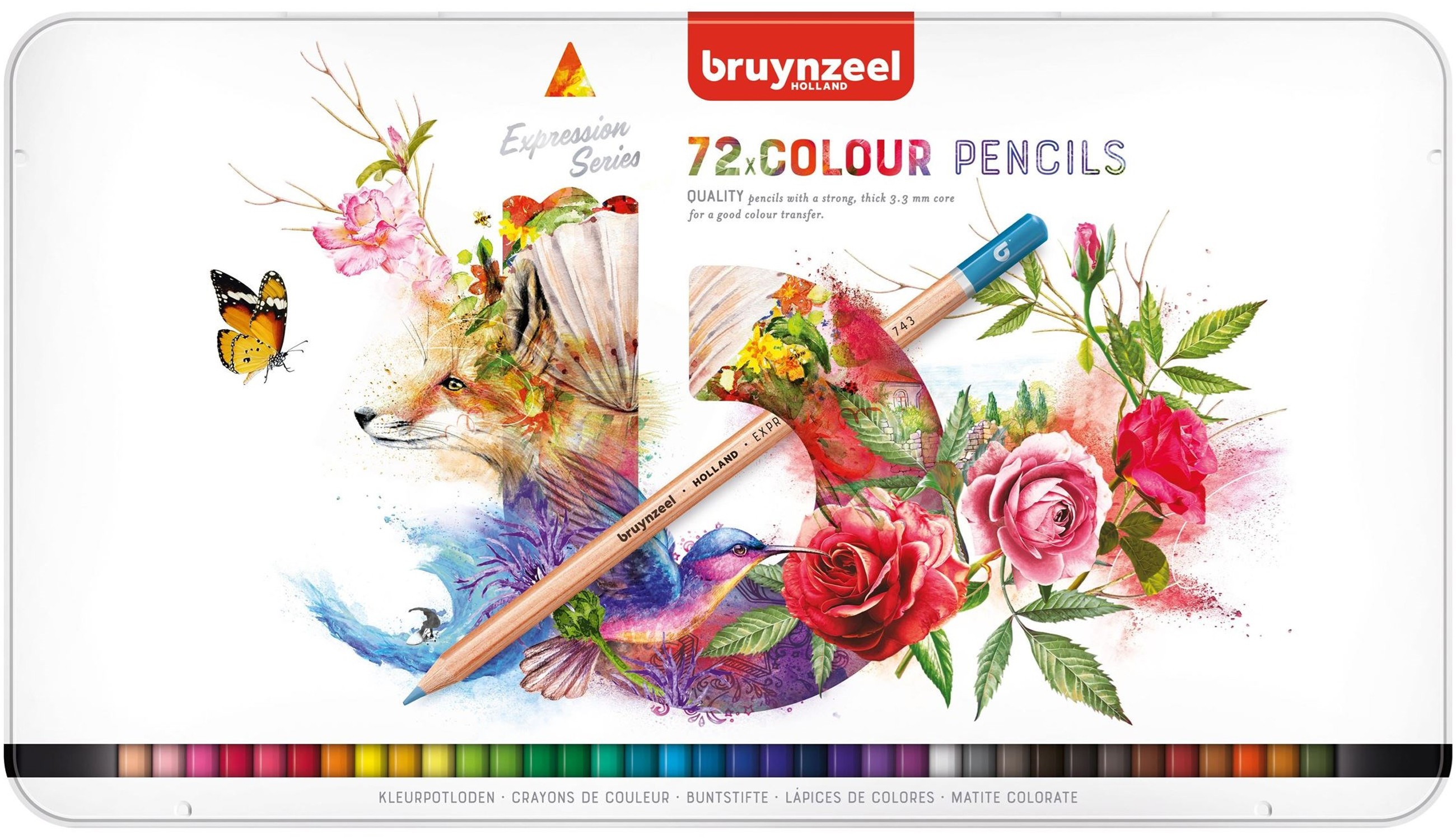 APR  Pleasureパターンセット Bruynzeel Expression Lápices De Colores - Set De 72