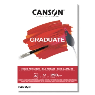 Canson Acrilico Y Óleo Graduate Pad A4 (21 x 29,7 cm) 