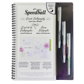 Speedball Set Caligrafía Guìa y cuaderno de trabajo (3 elegant writer)