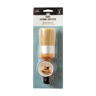 Plaid Folkart Home Decor Large Wax Brush (Brocha Grande Para Cera)