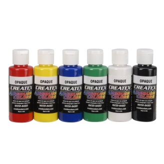Createx Colors 5803-00 AirBrush - Opaque 60 ml (Set de 6 Colores) 
