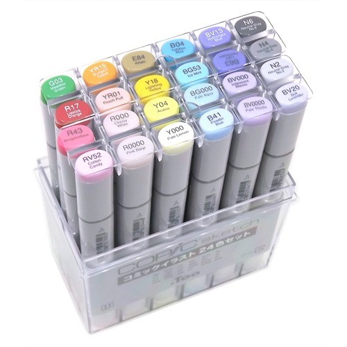Copic Sketch Set De 24 Manga Lapices Dibujo Escritura