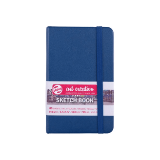 Royal Talens Art Creation Sketch Book Libreta Papel crema A6 9 X 14cm 140G 80Hjs - Azul Marino