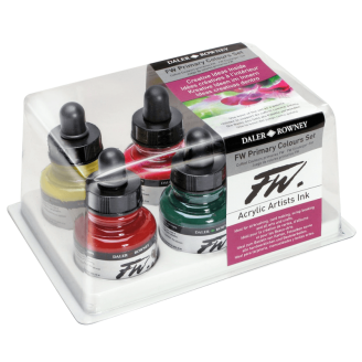 Daler Rowney FW Artist Ink - Primary Colors 30ml (Set de 6)