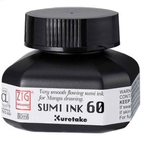 Kuretake Zig Cartoonist Sumi Ink 60 (Tinta 60ml)