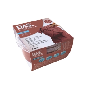 Das Sculpting Clay Plasticina Profesional a Base de Cera Terracota - 230g (Dura)