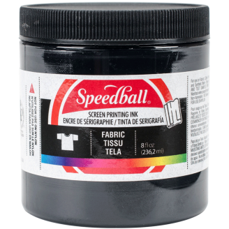 Speedball Pintura acrílica serigráfica – Negro, 236ml/8oz