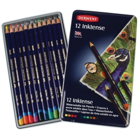 Derwent Inktense (Lapicés Acuarelables) - Set de 12