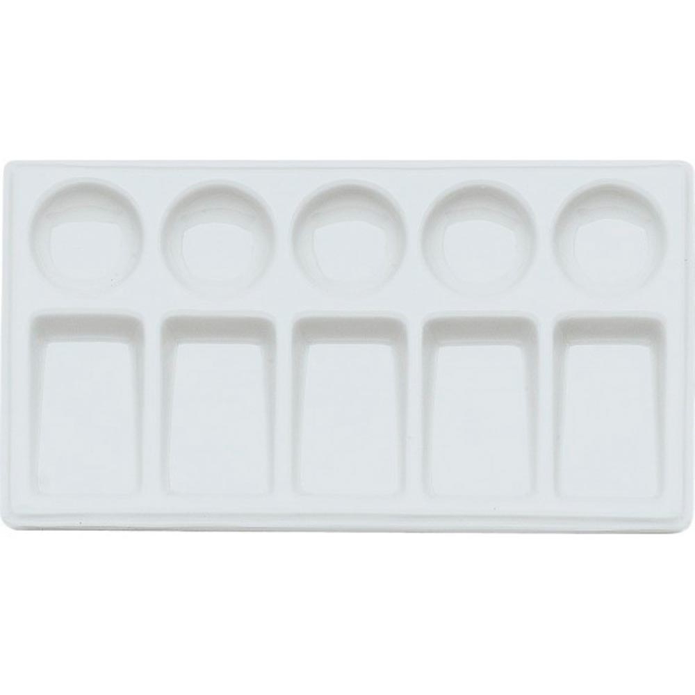 AMI Paleta Mezcladora De Porcelana Rectangular - 10 Espacios