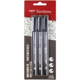 Tombow MONO Drawing Pen - Set de 3 Tiralineas (01, 03, 05)