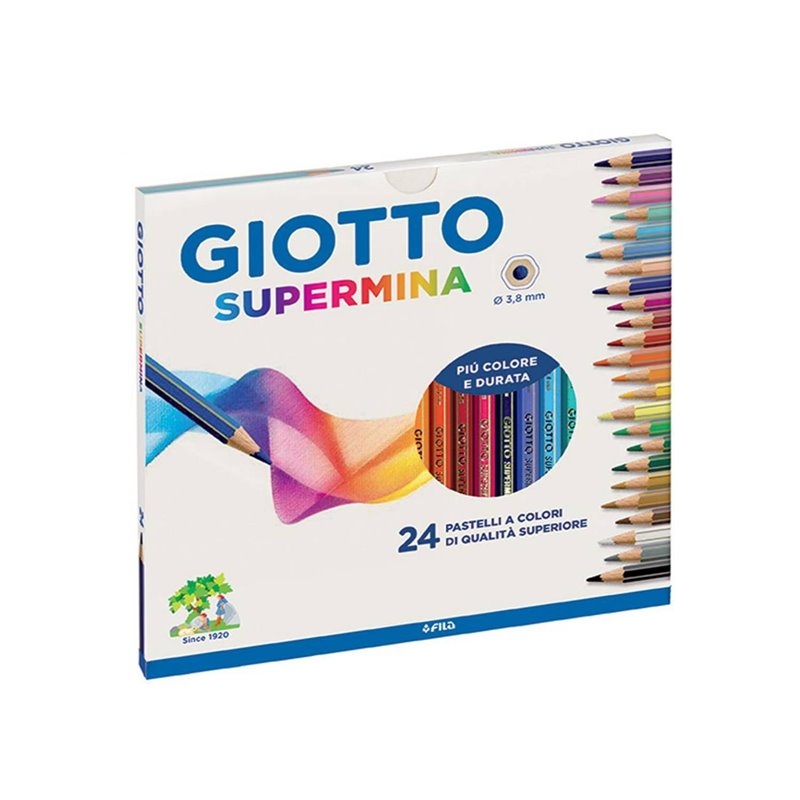 Giotto Supermina Lápices De Colores - Set De 24 Colores