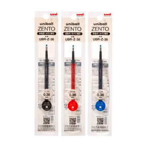 Uni Zento Refill Repuesto de tinta Gel 0.38 mm - Disponible en 3 colores 