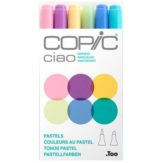 Copic Ciao Markers Set de 6 - Colores Pastel