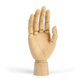 Mano Articulada de Madera - 20 cm