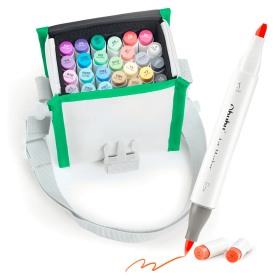 Ohuhu Honolulu Marcadores al Alcohol Doble Punta  - Set 24 Colores