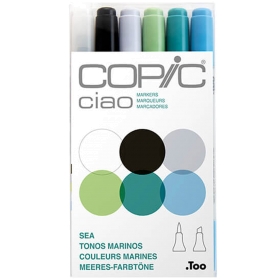 Copic Ciao Set de 6 - Sea