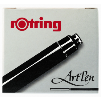 Rotring Set Cartucho tinta para pluma Art Pen - Negro (6 unidades)