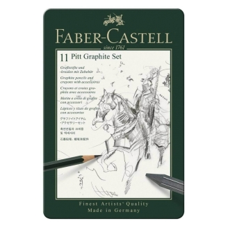  Faber-Castell Pitt Graphite Matt (Set de 11 Piezas)