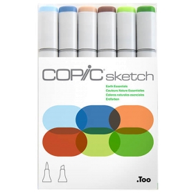 Copic Sketch Set de 6 - Earth Essentials