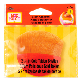  Plaid Mod Podge Gold Taklon Brush 2 1/4" (5,7 cm)