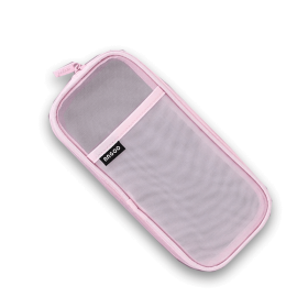 Estuche angoo transparente - Rosado