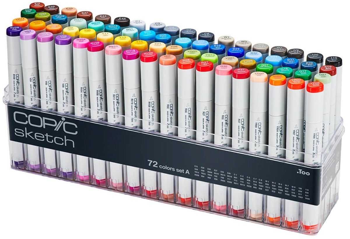 Copic Sketch Set de 72 A