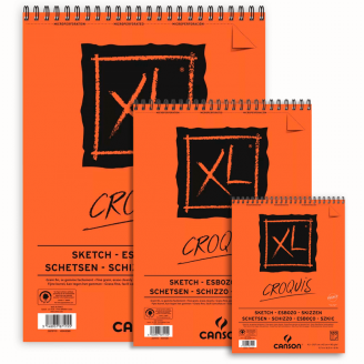 Canson XL Croquis Croquera 90 Gsm (Disponible en 3 medidas) 