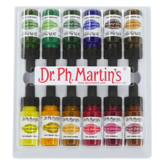 Dr. Ph. Martin's Spectralite Liquid Acrylics 15ml - Set 2 (12 Colores)