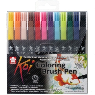 Sakura Koi Coloring Brush - Set de 12 Colores