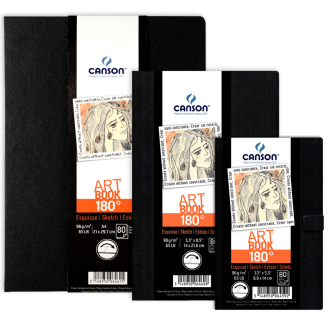 Canson Art Book 180° Libreta 96 Gsm (Disponible en 3 medidas)