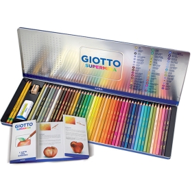 Giotto Supermina Lápices De Colores - Set De 50 Piezas