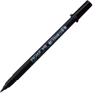 Sakura Pigma Brush Pen MB - Negro