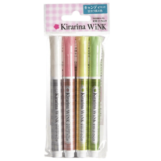 Kirarina Wink Marcadores - Set 4 (Candy)