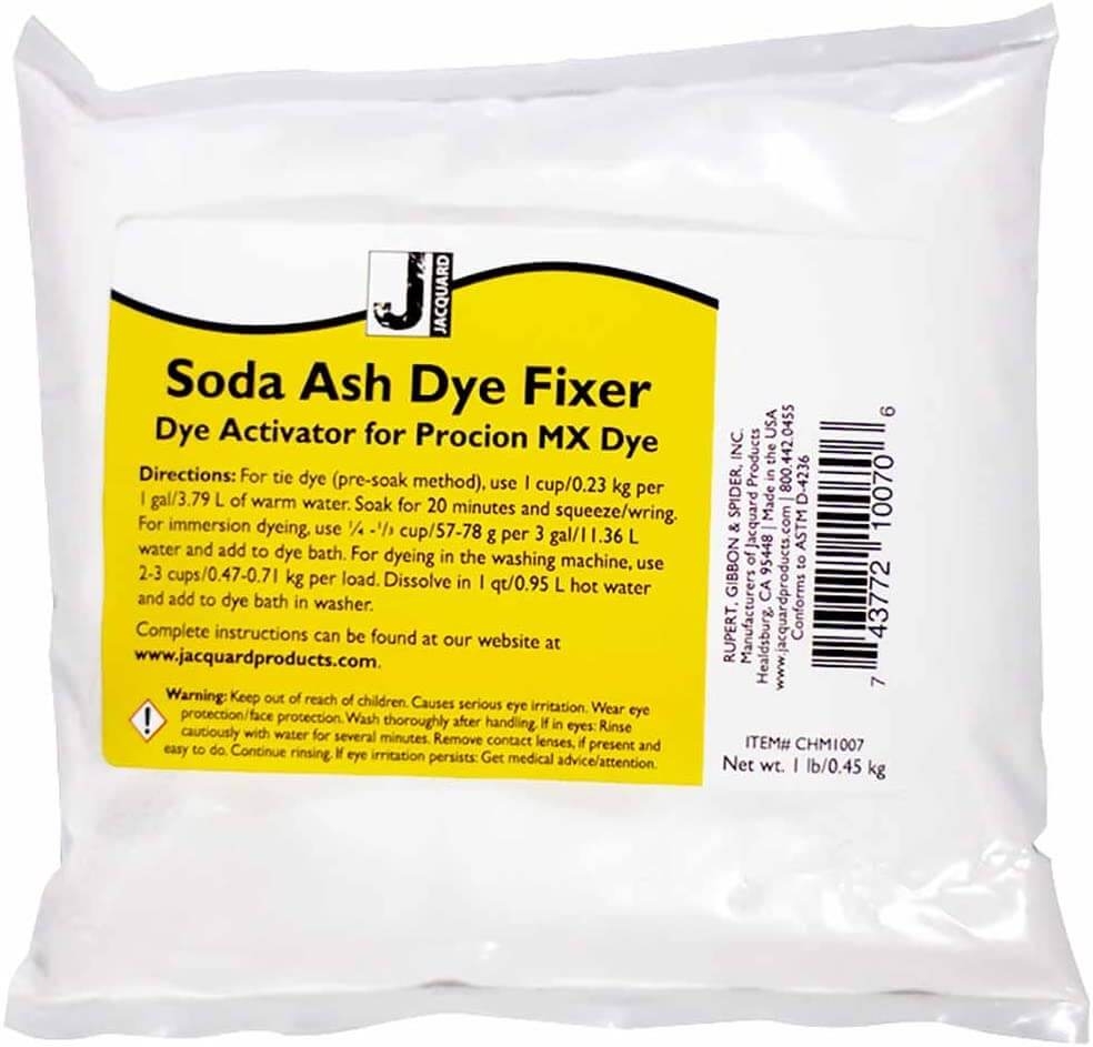 Jacquard Soda Ash Dye Fixer (Activador de tinte para Procion MX Dye) 453g