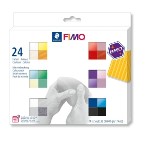 Fimo Effect Set 24 Colores - 600g ( 24 x 25g)