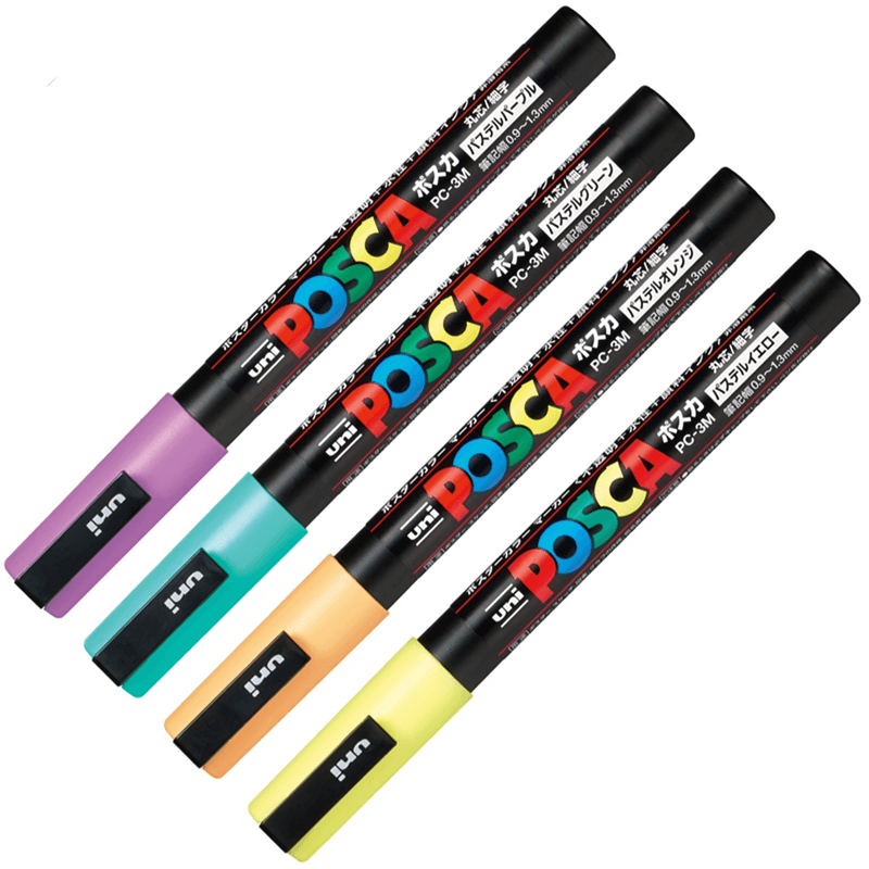 POSCA 3M Japan 0,9 - 1,3mm (24 Colores Disponibles)