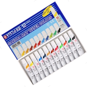 Sakura Mat Water Colors Acuarelas de 5ml - Set de 12 Colores