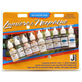 Jacquard Lumiere/Neopaque Exciter pack (Set 9 Colores)