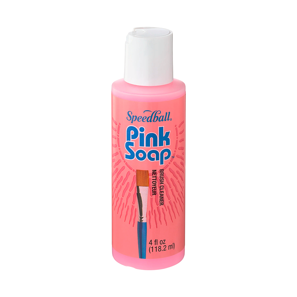 Speedball Pink Soap Limpiador y acondicionador de Pinceles (118.2 ml