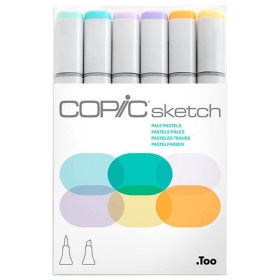 Copic Sketch Set de 6 - Pale Pastels